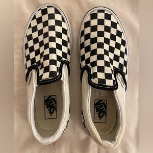 SLIP-ON CHECKERBOARD SHOE - VANS - Size 1